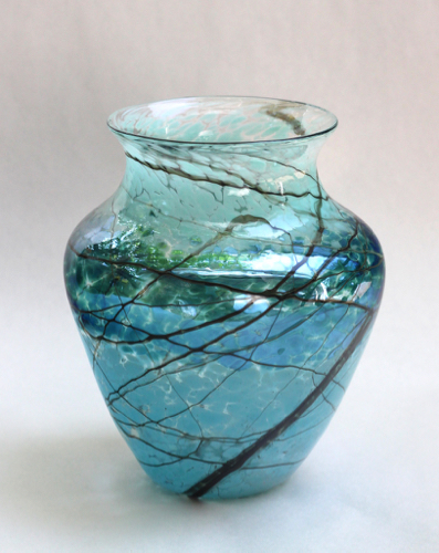 DB-796 Vase - Silver Green Urn $72 at Hunter Wolff Gallery